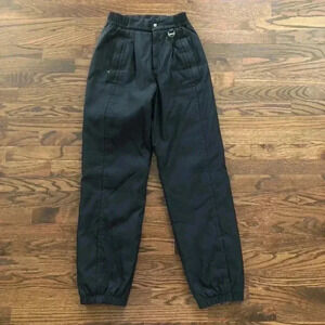 Vintage Nils Ski Snow Jogger Black Pants Women 8